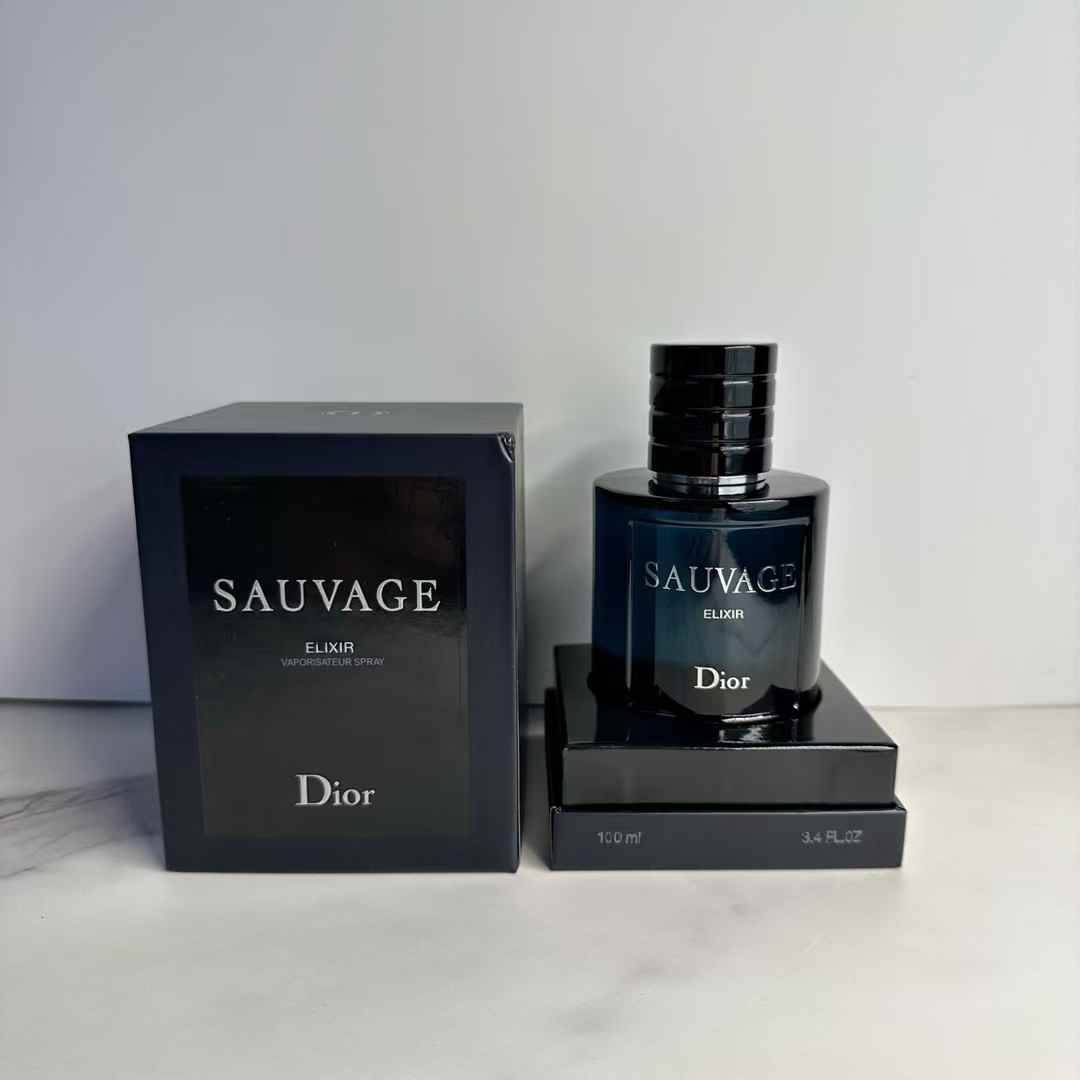 Sauvage Herrparfym 100 ml - Fräsch Träig Doft Långvarig Eau de Parfum