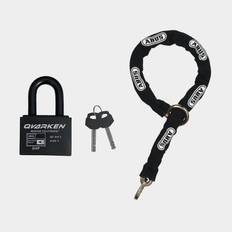 Låspaket klass 4 med hänglås Qvarken (60 mm x Ø14 mm) & låskätting klass 3 ABUS 9KS (250 cm x Ø9 mm)