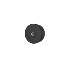 LEDlife rWave svart rund mini fjärrkontroll - 1 zone, inkl. magnethållare