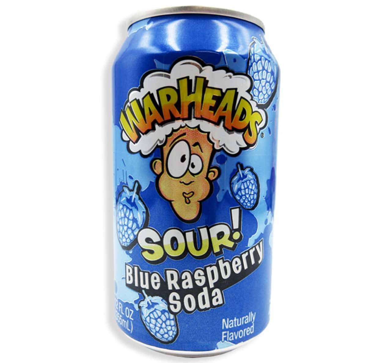 Warheads Sour Blue Raspberry Soda 12x330 ml