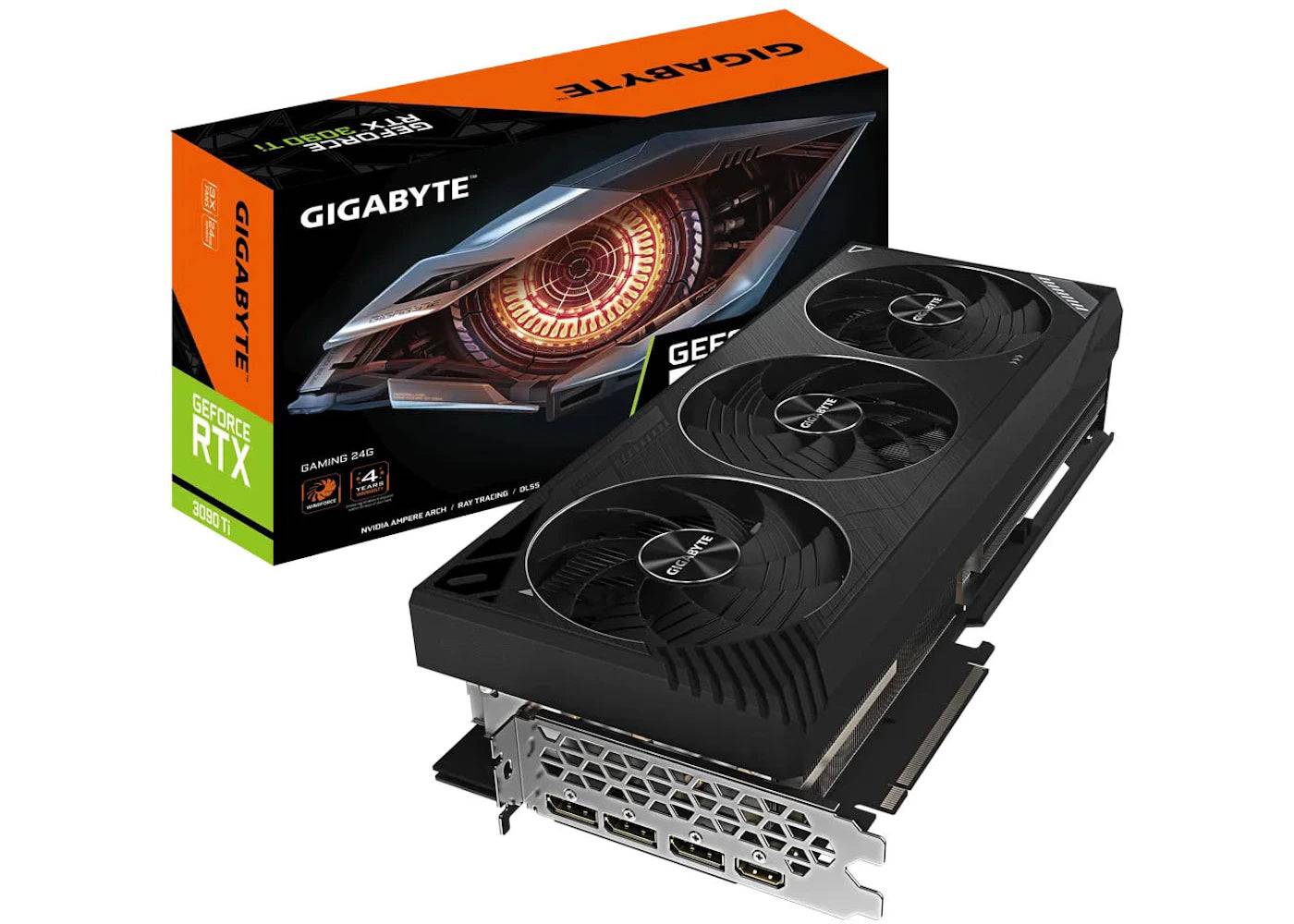 NVIDIA GIGABYTE GeForce RTX 3090 Ti GAMING 24G Graphics Card GV-N309TGAMING-24GD - One Size (One Size)