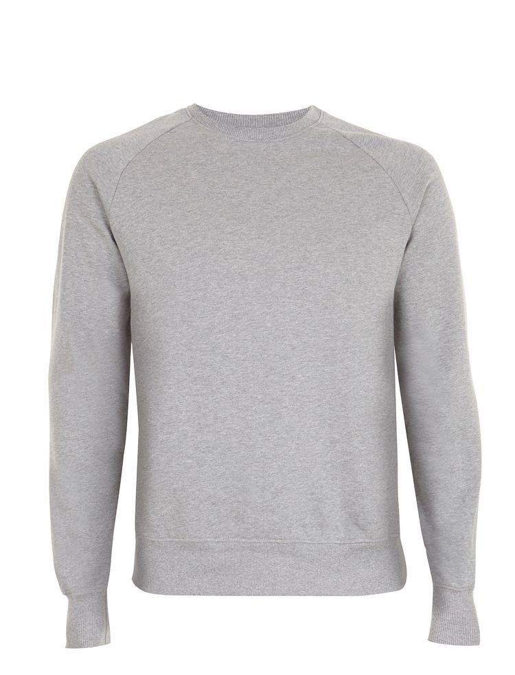 Organic Cotton Raglan Sweatshirt: Earth Positive - XS / Light Heather (XS)