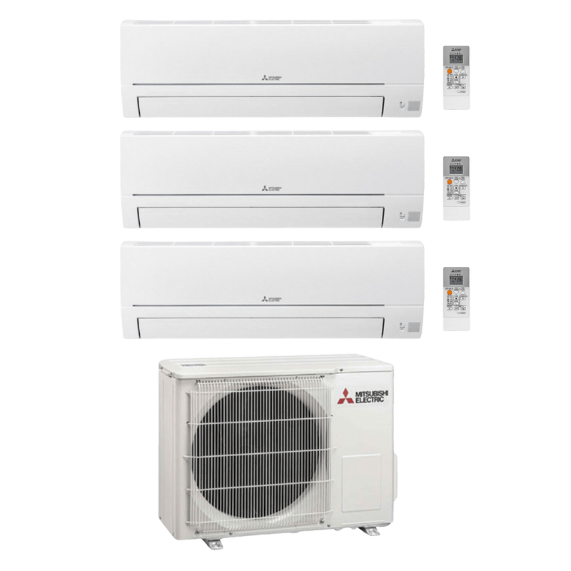 Mitsubishi Electric HR 25 + 25 + 25 WiFi AC med 3 innedelar