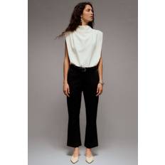 IVY-Alice Cropped Flare Pant - Black - 32 / 30"