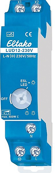 Eltako Lysdæmper Udvidelsesmodul Universal 400W 230V AC, DIN-skinne