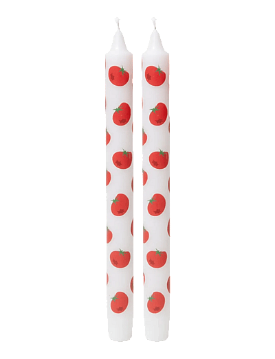 DOIY Taper Candles - Ljus - TOMATO / red