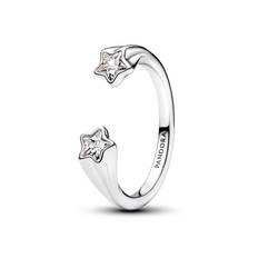 Pandora - Åben stjerneskud ring i sølv - 193582c01