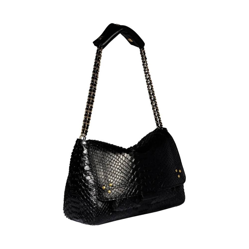 Jérôme Dreyfuss Lulu M Shoulder Bag - Tasker - Dame - Sort - ONE SIZE - Uld