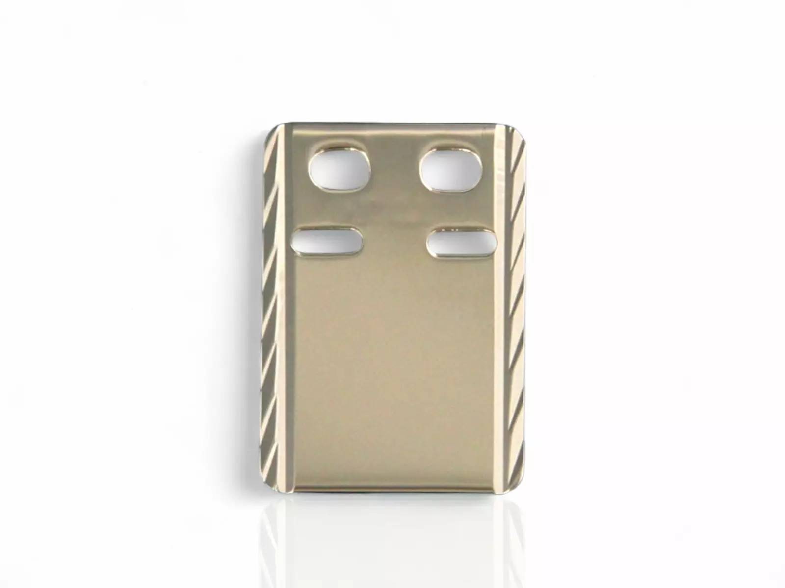 ID-Bricka Facetterad 18k 19mm