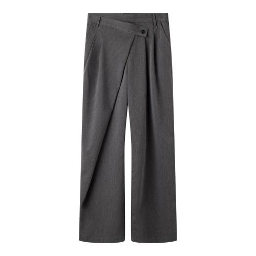 NAME IT Wide bukser Lulu Grey Melange