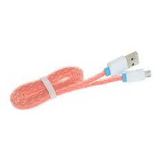 1m Woven Micro USB Cable - Pink