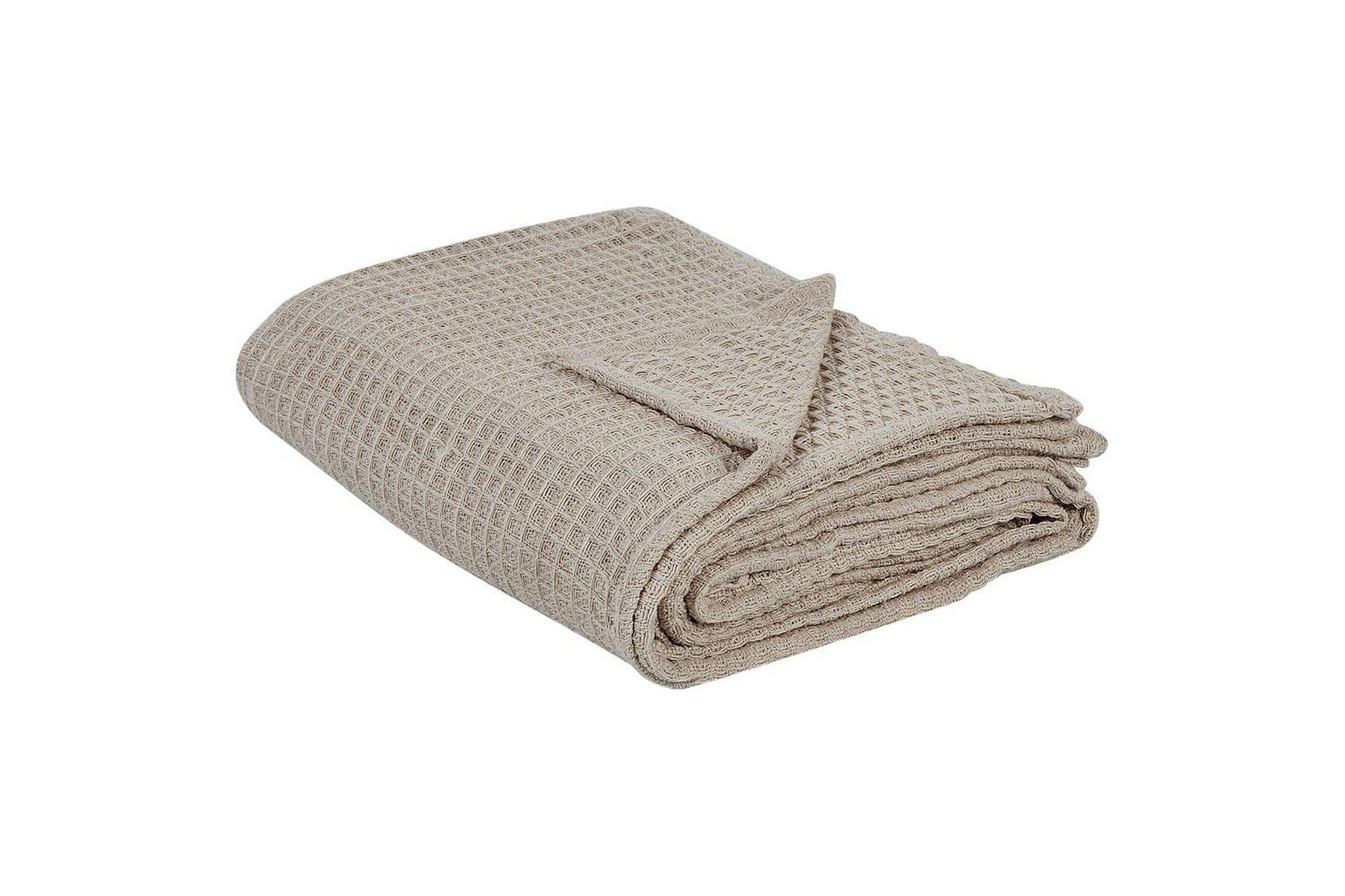 Sängöverkast Chagyl Taupe, 220x240 cm - Taupe, 220x240 cm Överkast dubbelsäng