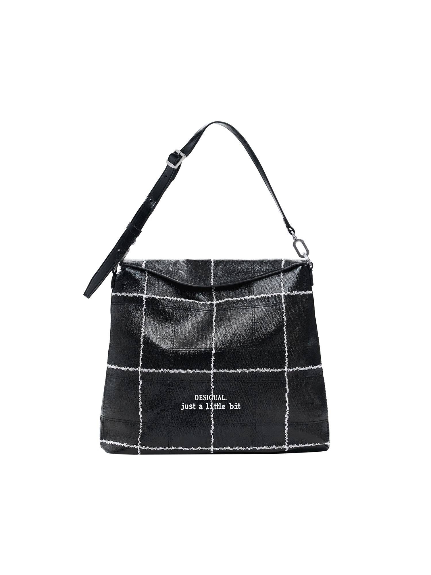 Desigual Skuldertaske  sort / hvid