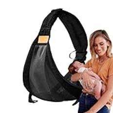 Toddler Wrap Sling, Toddler Holder Carrier - Småbarnshållare Sling Halvlindad,Mesh bärsele, andningsbar amningssele, höftsits bärsele lätt för småbarn i åldern 0-48 månader