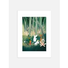 Moomin And His Friends In The Woods Poster