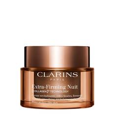 Clarins Extra-Firming Nuit Wrinkle-Smoothing, Revitalizing Night Cream Dry Skin Nude