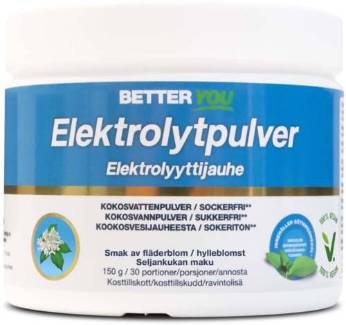 Better You Elektrolytpulver Fläder 150 g
