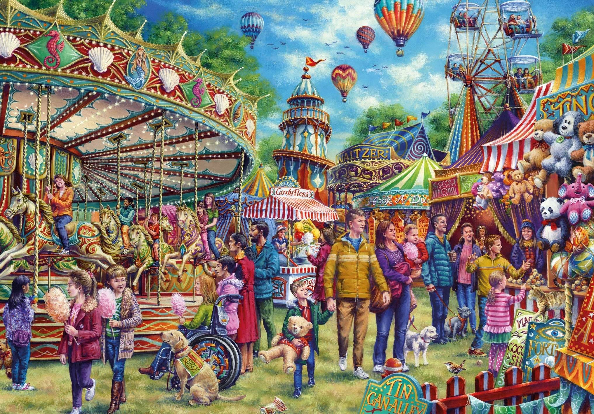 Fun at the Fair 1000 Piece Jigsaw Puzzle - Default Title