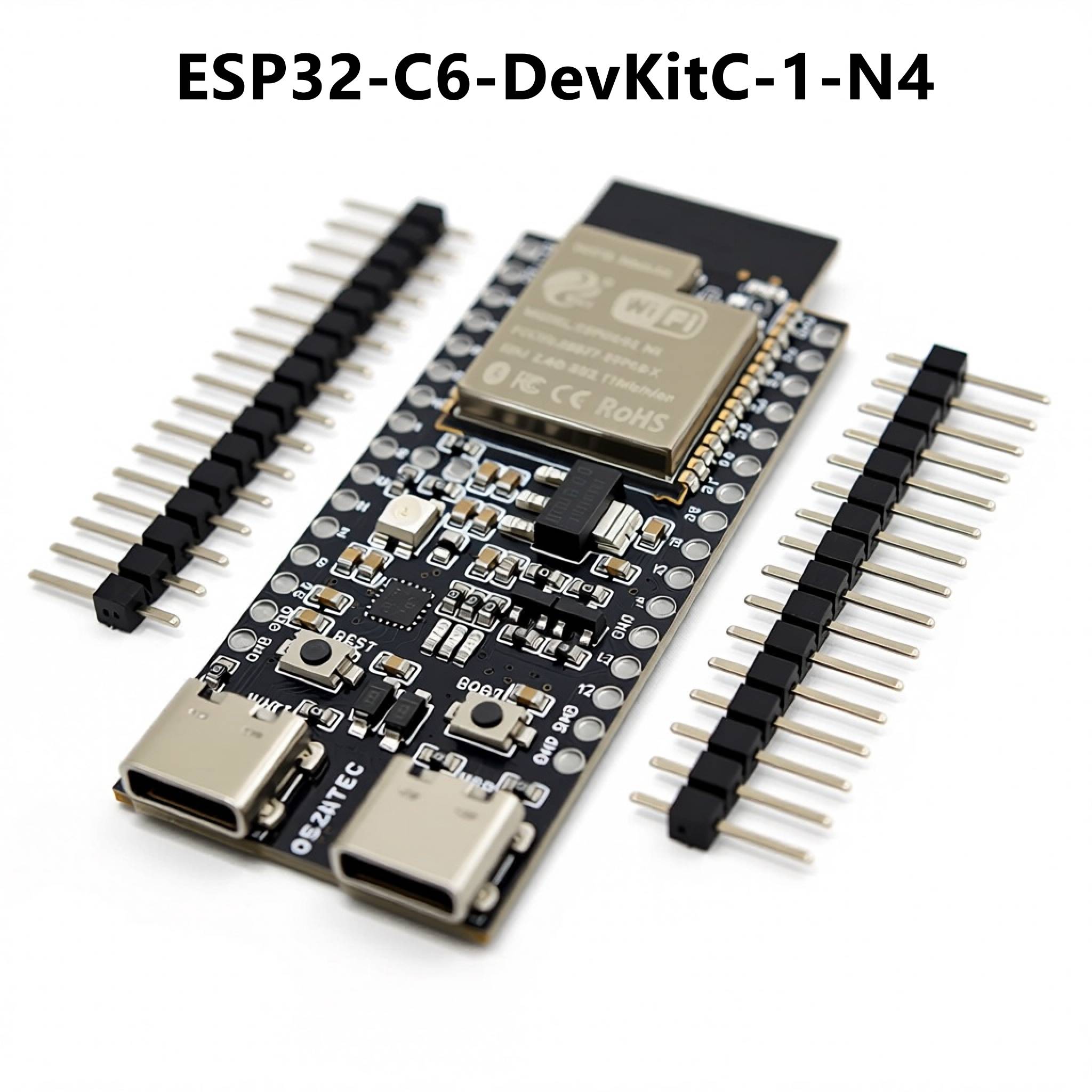 ESP32-C6-DevKitC-1 Development Board ESP32 N4 Core Board 4MB Flash WIFI6 BLE Zigbee Compatible ESP32 Module