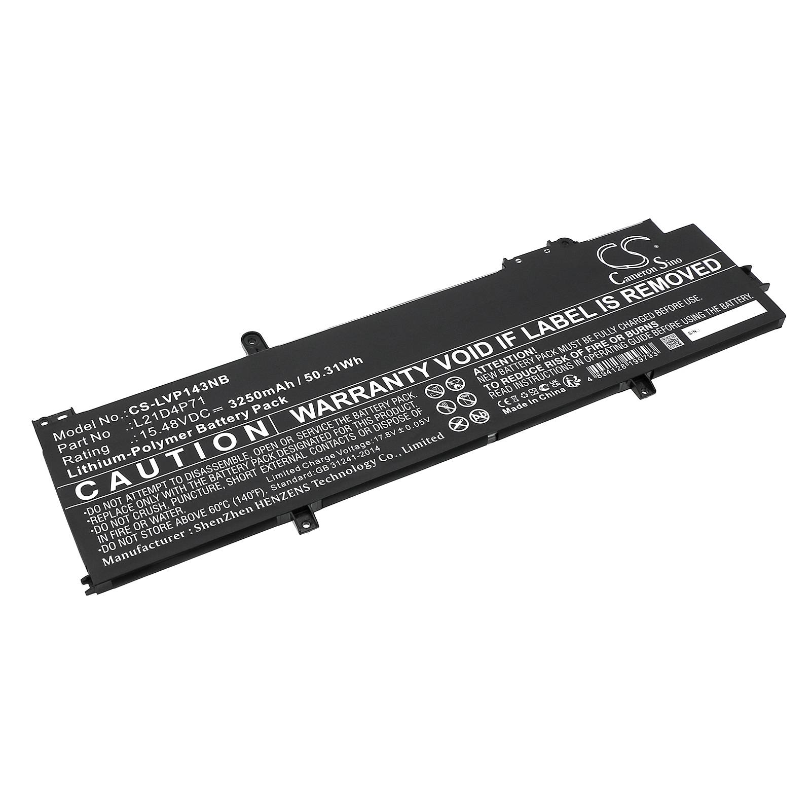 Batteri till Lenovo ThinkPad P14s Gen 3 mfl - 3.250 mAh