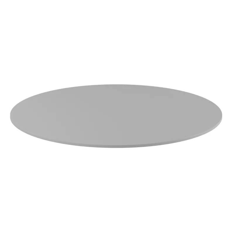 RBS19 Rund laminat bordsskiva - flera storlekar/färgval (70 diameter cm, Grå)