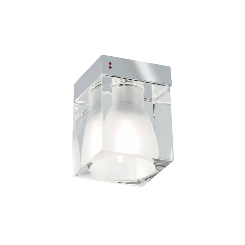 Fabbian Ice Cube Påbygningsspot Klar Glas Outlet