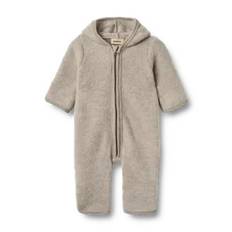 Ata Uld Fleece Heldragt - Khaki melange 6 MDR.