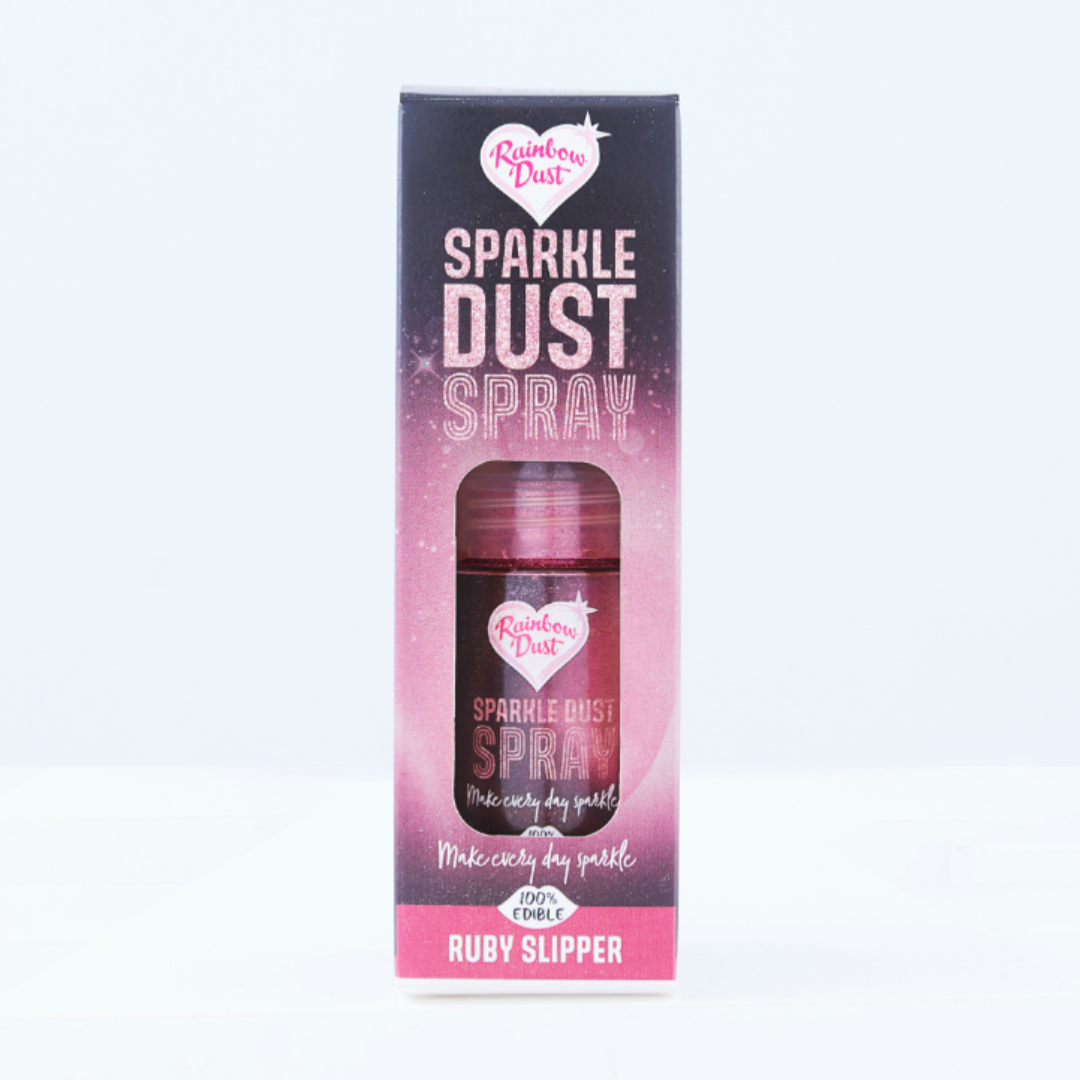 Ruby Slipper - Spiselig Glitter Støv Pump, Rainbow Dust