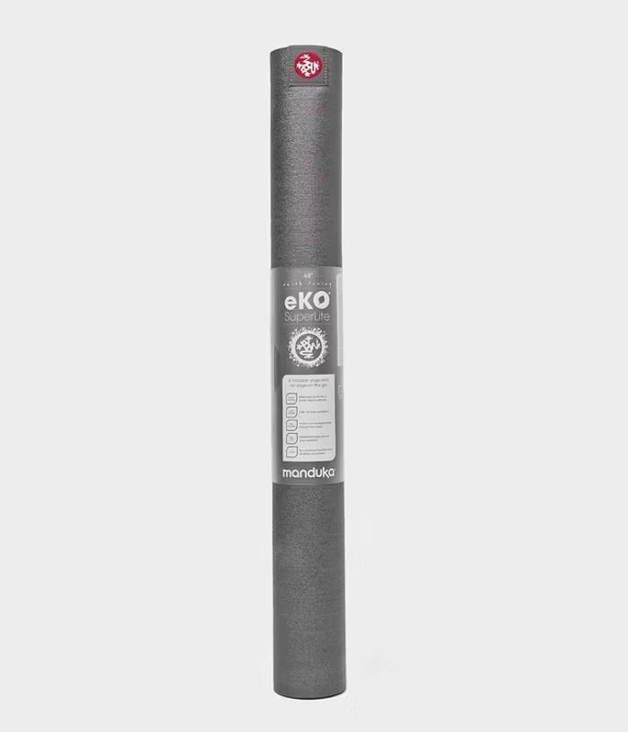 Yogamatta eKO SuperLite Travelmat 1,5 mm Charcoal - Manduka
