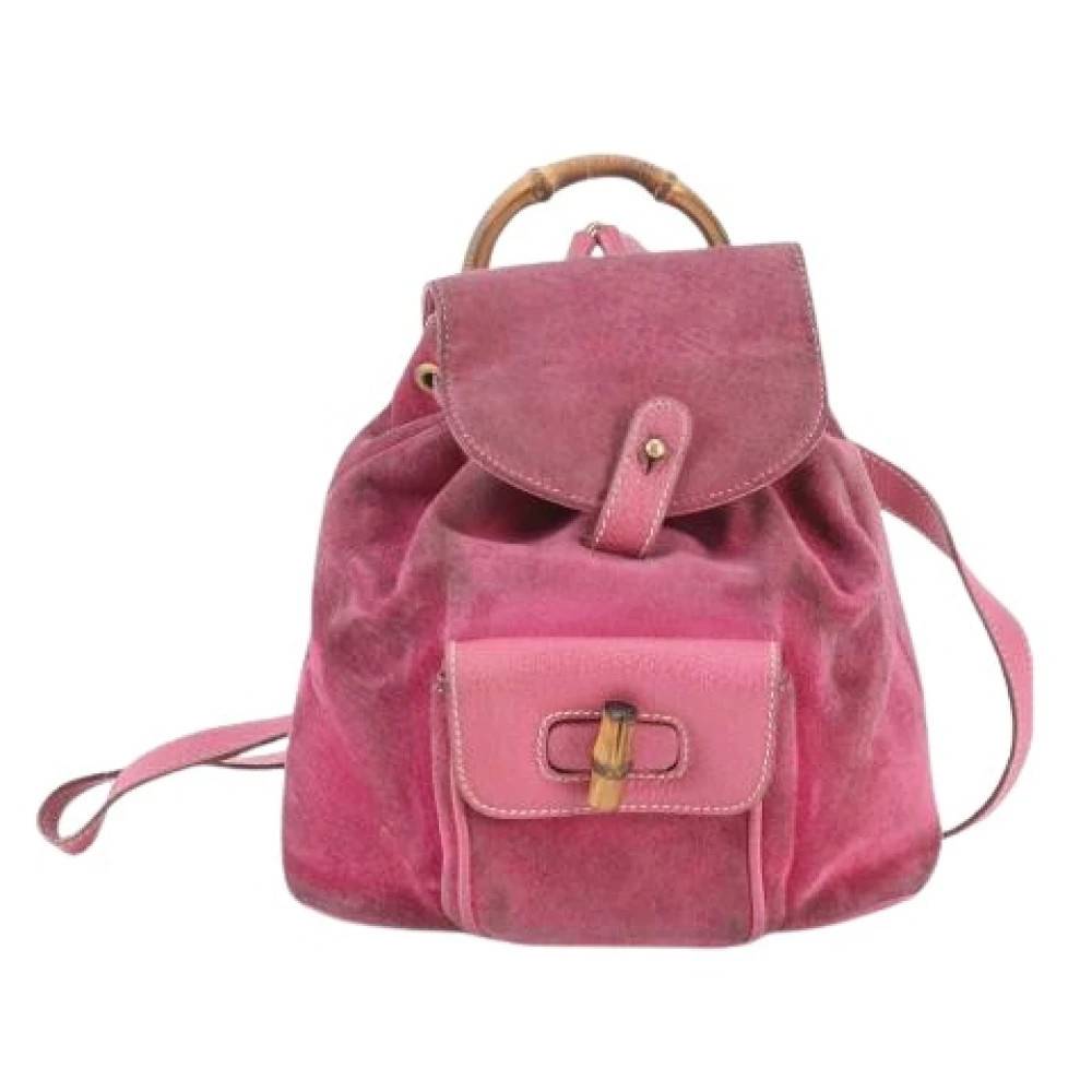 Gucci Vintage Pre-owned Vintage Håndtaske - Vintage - unisex - Lyserød - ONE SIZE - Læder