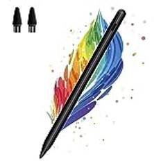 Surfplattepenna för Android pekskärm surfplattor Stylus Pen kompatibel med Lenovo Samsung Xiaomi Acer LG Dell Chromebook, 1,5 mm högpreciser aktiv penna, magnetisk adsorptionspenna