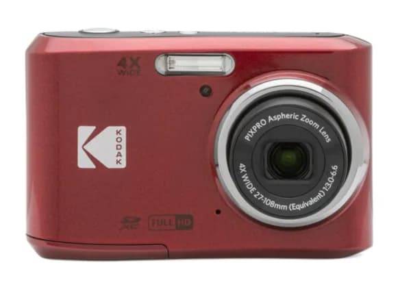 Kodak PIXPRO FZ45, 16 MP, 4608 x 3456 pixlar, CMOS, 4x, Full HD, Röd