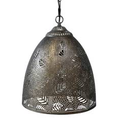 Chic Antique - Vire Loft Lampe med Mønster, H36/Ø30 cm - Bronze