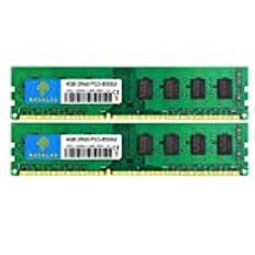 Rasalas 8GB Kit(2x4GB) DDR3-8500 1066 mhz PC3-8500 Udimm 2Rx8 1.5V CL7 Stationär RAM-minne