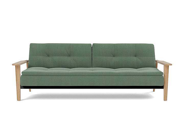 Dublexo Frej Sovesofa - Lys egetræ / 518 Elegance Green