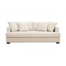 Scandinavian Choice Rossita Djup 3-sits Sammetsoffa Hel dyna - Ljus Beige 3 sits soffa