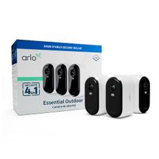Arlo Essential 2 2k Udendørs Kamera Hvid 3-pack