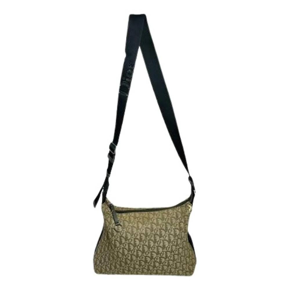 Dior Vintage Pre-owned Fabric Cross Body Taske - Vintage - Dame - Brun - ONE SIZE -
