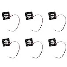 Lioggyet 6X DC 12V 0,1A 2-Stifts PC-Fodral CPU-Kylare KylfläKt 40 mm X 40 mm X 10 mm