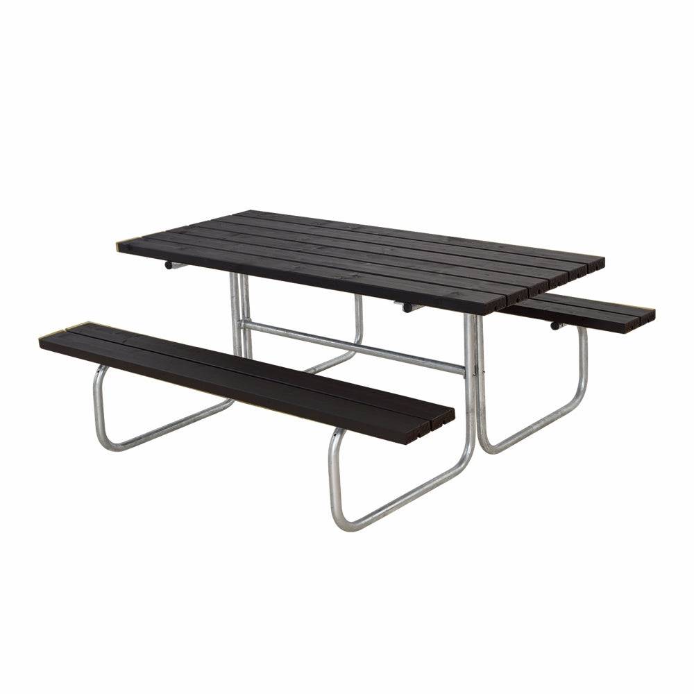 Classic bord-/bænkesæt - 177 cm - sort
