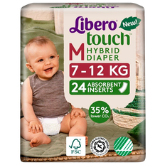 Libero Touch Hybrid Inserts M 7-12 kg (24 stk)