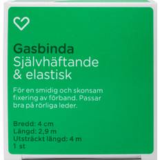 Hjärtats Gasbinda Självhäftande 4cm x 4m 1st