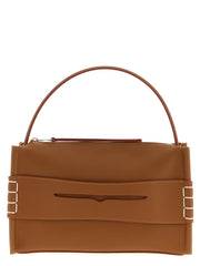 J.w.anderson Loafer Leather Shoulder Bag — Tan