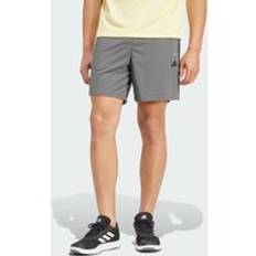 Train Essentials Piqué 3-Stripes træningsshorts - Grey Five / Black - XLT