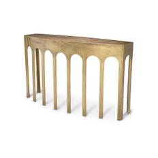 Gardini konsolbord antik mässing - Guld (L. 132 | W. 37.5 | H. 79 cm)