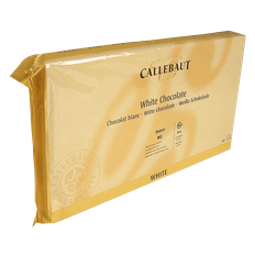 Chokolade Hvid Callebaut Blok 28% 5 kg.