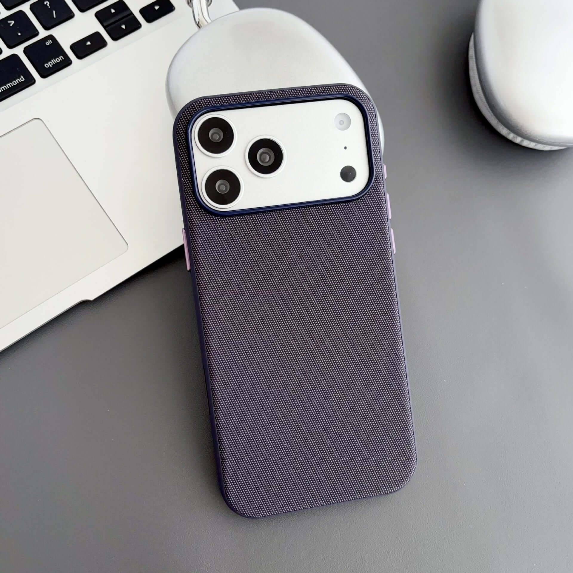 Tech Fabric Magnetic MagSafe Case Compatible iPhone - Purple / iPhone17pro 18pro