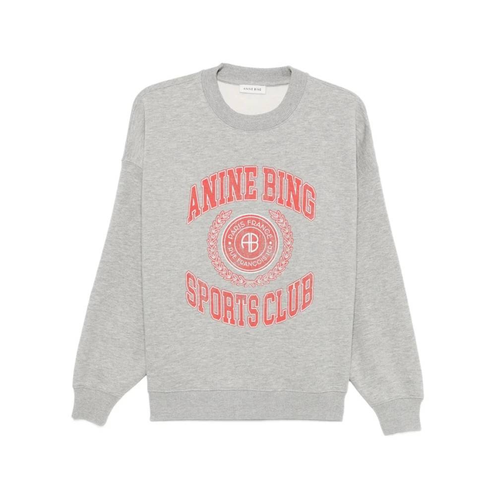 Anine Bing - Logotryckt sweatshirt Sweatshirts & Hoodies - Dam - M -