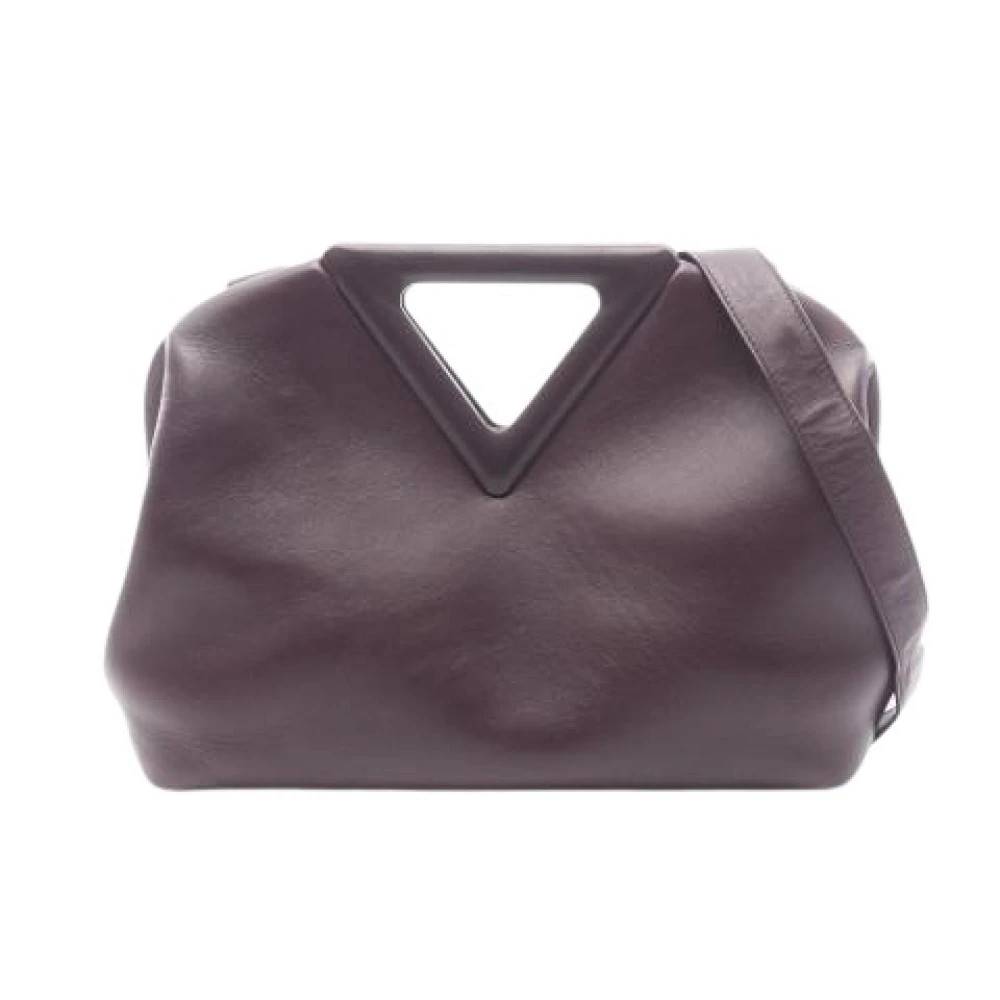 Bottega Veneta Vintage Pre-owned Vintage Skuldertaske - Vintage - Dame - Lilla - ONE SIZE - Uld