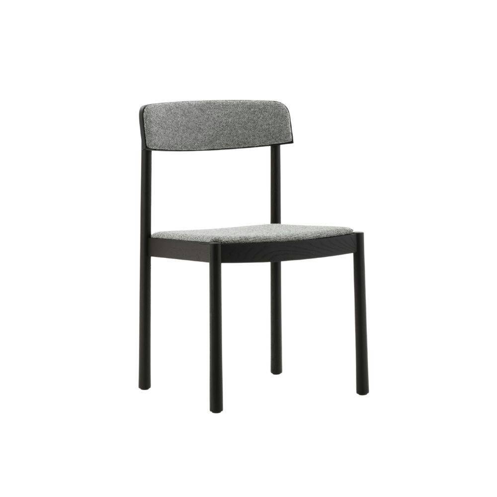 Normann Copenhagen Timb Polstret Stol Matbordstol Black/Hallingdal 166